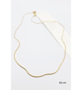 Yılan Zincir Kolye - 60cm - Altın
