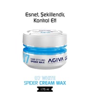 Agiva White Yüksek Tutuş ve Parlak Görünüm Sağlayan Wax - 175ML
