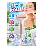 Yüz İçin Soğuk Jel Buz Silindiri – Ergonomik Ice Roller Masaj Aleti