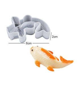 EPOKSİ REÇİNE SİLİKON KALIP İTHAL ÜÇ BOYUTLU KÜÇÜK BOY BALIK OBJE SİLİKON KALIP HB3021-0052