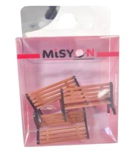 Misyon Maket Dekoratif Mini Bank 3Lü