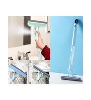4 in 1 Spreyli Çek Çekli Camsil ve Fırça Aparatı (5343)