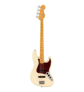 Fender American Professional II Jazz Bass Akçaağaç Klavye Olympic White Bas Gitar