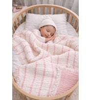 %100 Pamuklu 8 Katlı Multi Müslin Bebek Çocuk Battaniyesi – XL (120x100 cm)