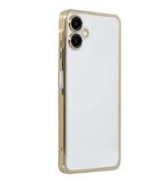 Samsung Galaxy A06 Kılıf Razer Lensli Silikon - Gold