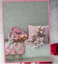Anne Bebek 4 Lü Hediyelik Set Kız Bebek TakıYastığı Ledli Pano Magnet(Açıklamayı Okuyun Lütfen)