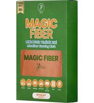 Magic Fiber Mikrofiber Temizlik Bezi Büyük Boy –%80 Polyester%20 Polyamid, İz Leke Tüy Bırakmaz, Mutfak Banyo Cam Araç İçin Çok Amaçlı Temizlik Bezi, 60°C'ye Kadar Yıkanabilir