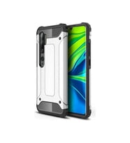 Xiaomi Mi Note 10 Lite Kılıf Crash Zırh Silikon Kılıf (Gri)