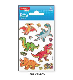 Tanex 7,5x10,5mm Dinazor Mini Tatoo Etiket TNX-26425