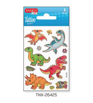 Tanex 7,5x10,5mm Dinazor Mini Tatoo Etiket TNX-26425