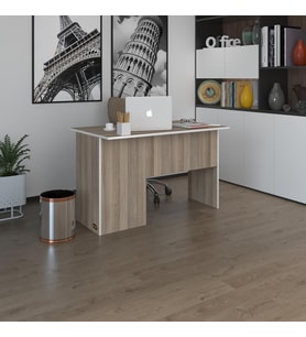 Kenzlife ofis masası miyamoto crd sağ 75*130*80 kilitli kapaklı dolap bilgisayar çalışma masası (Karışık)