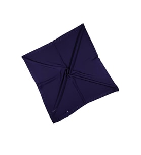 Mısırlı Eşarpları Medine Ipeği Büyük Boy Eşarp 140x140 Cm (Lacivert)