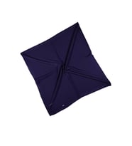 Mısırlı Eşarpları Medine Ipeği Büyük Boy Eşarp 140x140 Cm (Lacivert)