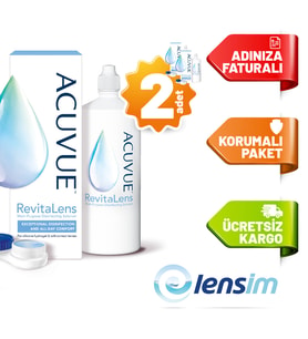 Acuvue Revitalens 360 ml X 2 Adet Lens Solüsyonu Aynı gün Kargoya Teslimat, ÜCRETSİZ KARGO