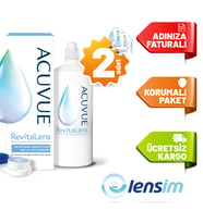 Acuvue Revitalens 360 ml X 2 Adet Lens Solüsyonu Aynı gün Kargoya Teslimat, ÜCRETSİZ KARGO