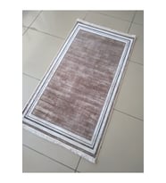 HALILİFE FM2032 BAMBU DOKULU MODERN KAHVE KAYMAZ HALI 80X140 CM