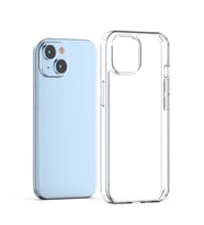 Vendas iPhone 15 Uyumlu Darbe Dirençli Mika Arka Yüzeyli Yardımcı Tuş Tasarımlı Coss Kılıf (Renksiz)