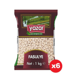 Yazar Kuru Fasulye 1 Kg x 6 Paket