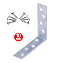 Aletçantam Mobilya Dolap Köşe L Gönye 15x55x55 Bağlantı - 10 Adet