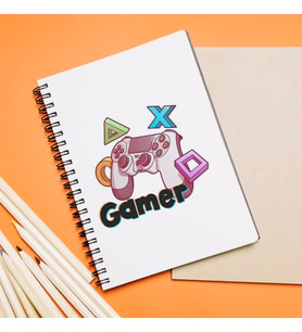 Gamer ( Oyuncu ) Tasarımlı Defter