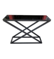 Dresuar 13657 X MODEL Temper Cam Ayna Metal Nikelaj Ayak Siyah Fırın Statik Boya