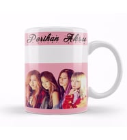 Kişiye Özel İsim Yazılı Blackpink Kupa Bardak Porselen