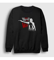 Presmono Unisex Siyah Why The Walking Dead Sweatshirt 221221tt