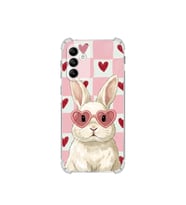 PrintiFy Samsung Galaxy A04s ile Uyumlu Pembe Pötikare Serisi Pembe Zıpzıp Tasarımlı Uv Baskılı Köşe Korumalı Antişok Kılıf
