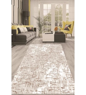 Dijital Kaymaz Taban Yıkanabilir Modern Renkli Salon Halısı Mutfak Halısı Yolluk ND-HT-406 (Çok Renkli)
