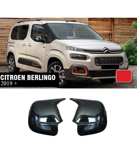 Citroen Berlingo Batman Yarasa Ayna Kapağı Piona Black ABS 2019 2020 2021 2022 2023 2024 2025