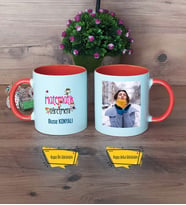 Matematik Öğretmeni Kupa Bardak Turuncu Fotoğraflı Öğretmenler Günü Hediyesi