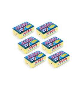 Northcity Jumbo Boy Endüstriyel Bulaşık Süngeri 6'lı – 13x8x4 cm Çok Amaçlı Temizlik Süngeri