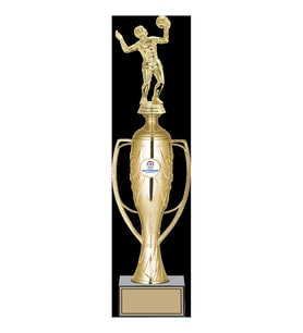 ODAK KUPA - Figürlü Kupalar - Voleybol Kadın Figürlü Kupalar FG-026 B - 42 cm