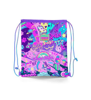Coral High Kids Grafiti Desenli İpli Büzgülü Sırt Çantası 12648