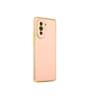 Huawei Nova 10 Pro Uyumlu Kılıf Zore Bark Kapak (Rose Gold Altın)