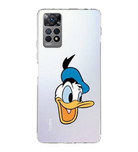 Xiaomi Redmi Note 11 Pro Uyumlu Kapak Donald Duck Tasarımlı  Şeffaf Kılıf