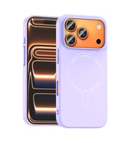 iPhone 17 Pro Kılıf M-Safe Şarj Özellikli Kamera Korumalı Elio Sert PC Kılıf