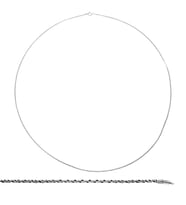 925 Ayar Gümüş 60 cm Otantik Model Erkek Zincir Kolye (Çok Renkli)