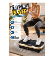 Titreşimli Fitness Platformu Ev Tipi Kas Aktivasyonlu Egzersiz Aleti