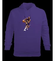 Kobe Bryant Sweatshirt Erkek Mor Erkek Kapüşonlu Hoodie Sweatshirt