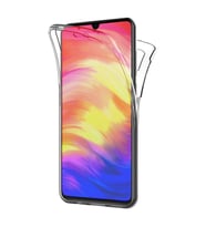 Xiaomi Redmi Note 7 360 Derece Kılıf Silikon Şeffaf Ön Arka