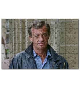 Cakapuzzle Jean Paul Belmondo Sokak Pozu Puzzle Yapboz MDF (Ahşap) (120 Parça)