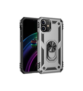 Apple iPhone 12 Mini Uyumlu Kılıf Zore Vega Kapak (Gri)