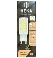 (1 Adet) Heka 5W (37W) 6500K (Beyaz Işık) G9 Duylu Dim Edilebilir Led Kapsül Ampul