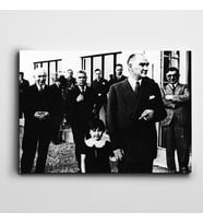 Atatürk Tablosu Ülkü Adatepe ve Atatürk Kanvas Tablo
