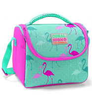 Coral High Kız Çocuk Su Yeşili Pembe Flamingo Okul Beslenme Çantası - Isı Yalıtımlı