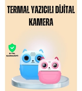 Çocuklar İçin Eğlenceli Dijital Kamera 1300mah Şarjlı