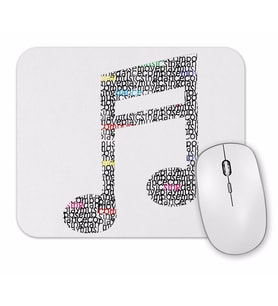 Muzik Nota Mouse Pad