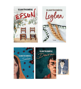 Selahattin Demirtaş Tüm Eserleri Seti - Efsun - Leylan (MEHMED UZUN DEFTERLİ) (Renksiz)