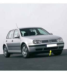 VW Golf 4 1998-2004 Ön Tampon Alt Orta Izgarası 1J0853677D